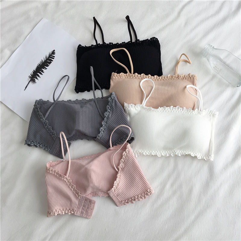 여성 코튼 브래지어 여성 튜브 탑 브래지어 여성 서스펜 - Suspender Tank Top 리뷰 및 가격